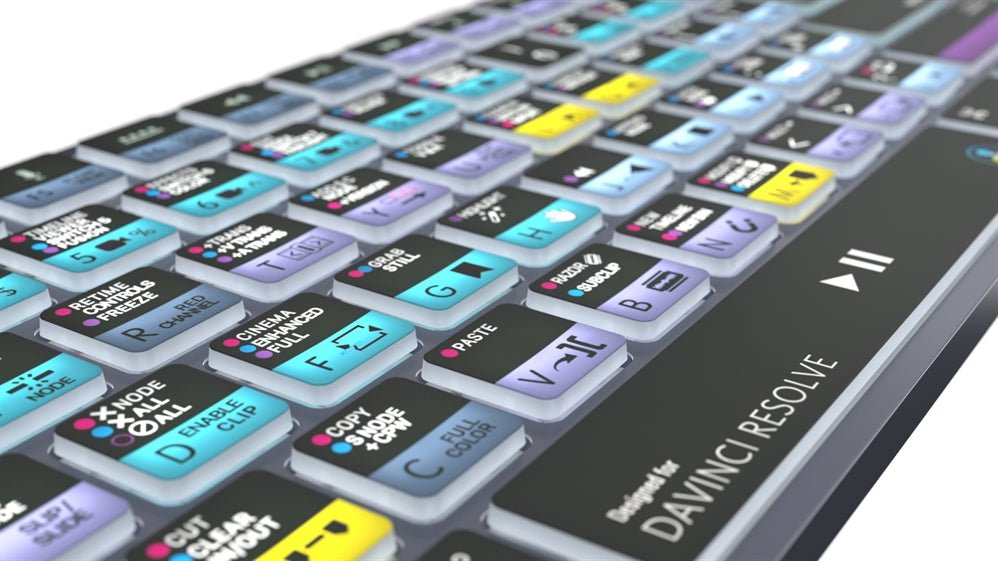 Learning DaVinci Resolve with Logickeyboards - Two Horn
