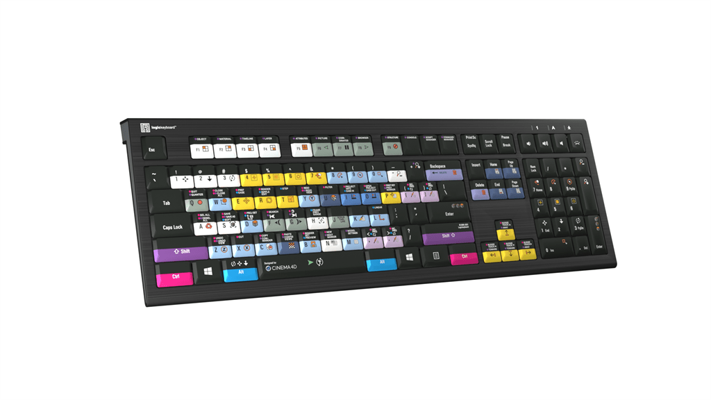 Cinema 4D ASTRA2 Backlit Keyboard – Windows - Two Horn