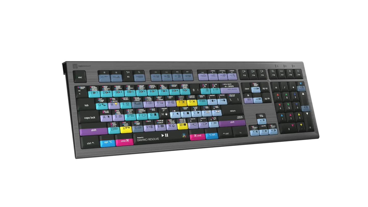 DaVinci Resolve ASTRA2 Backlit Keyboard – Mac - Two Horn