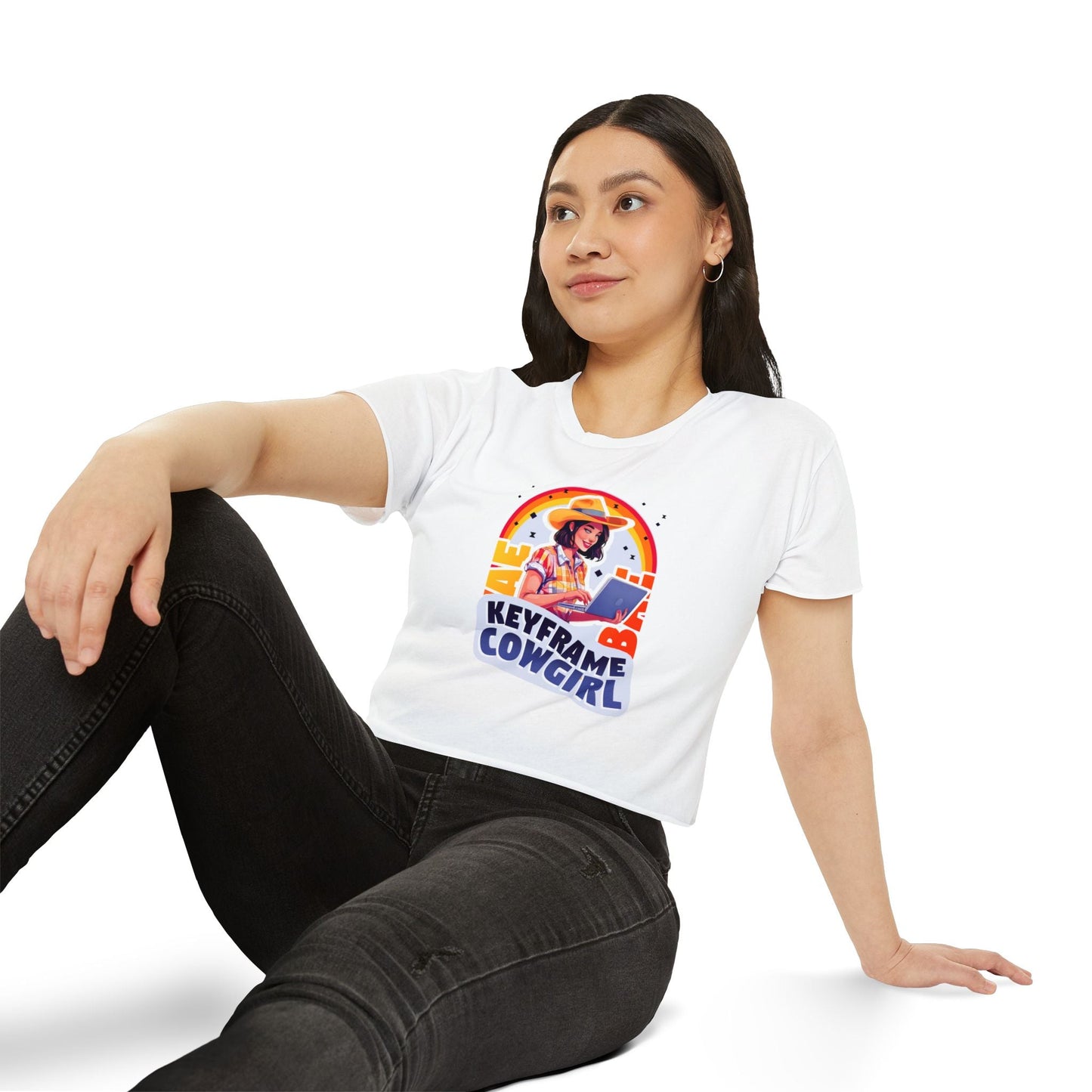 Keyframe Cowgirl Women's Festival Crop Top - Two Horn