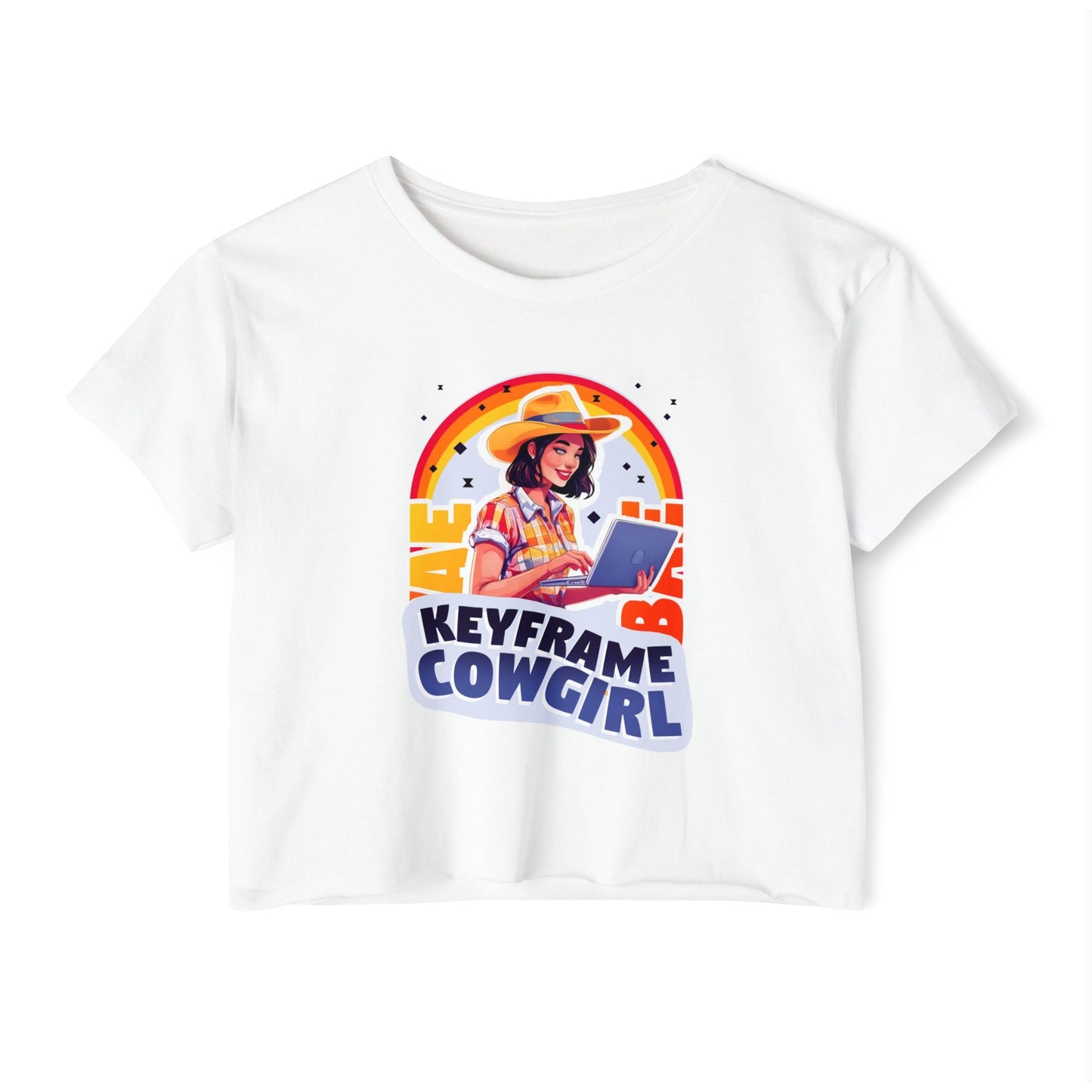 Keyframe Cowgirl Women's Festival Crop Top - Two Horn