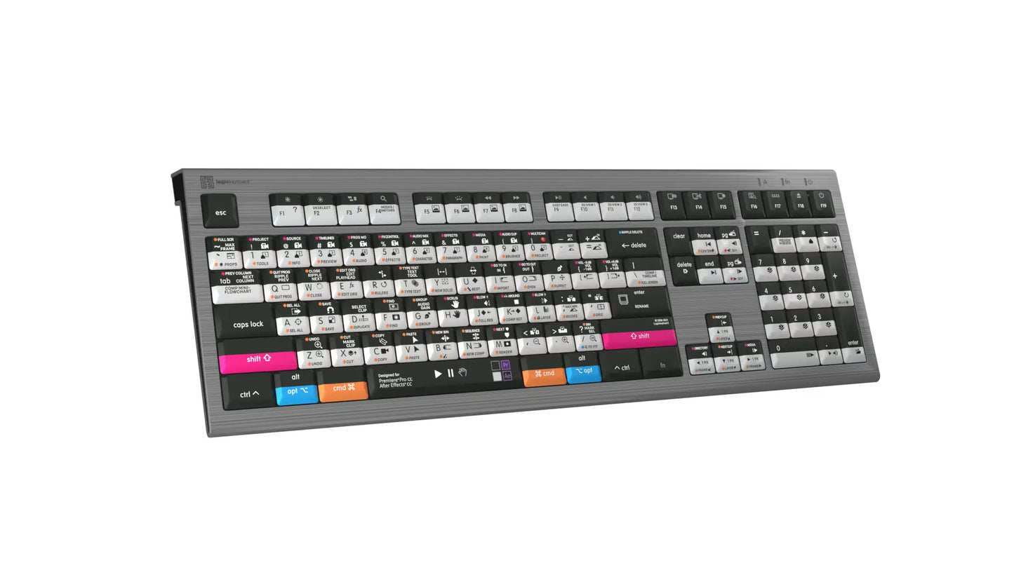 Premiere Pro & After Effects We call it Adobe Filmmaker ASTRA2 Backlit Keyboard – Mac