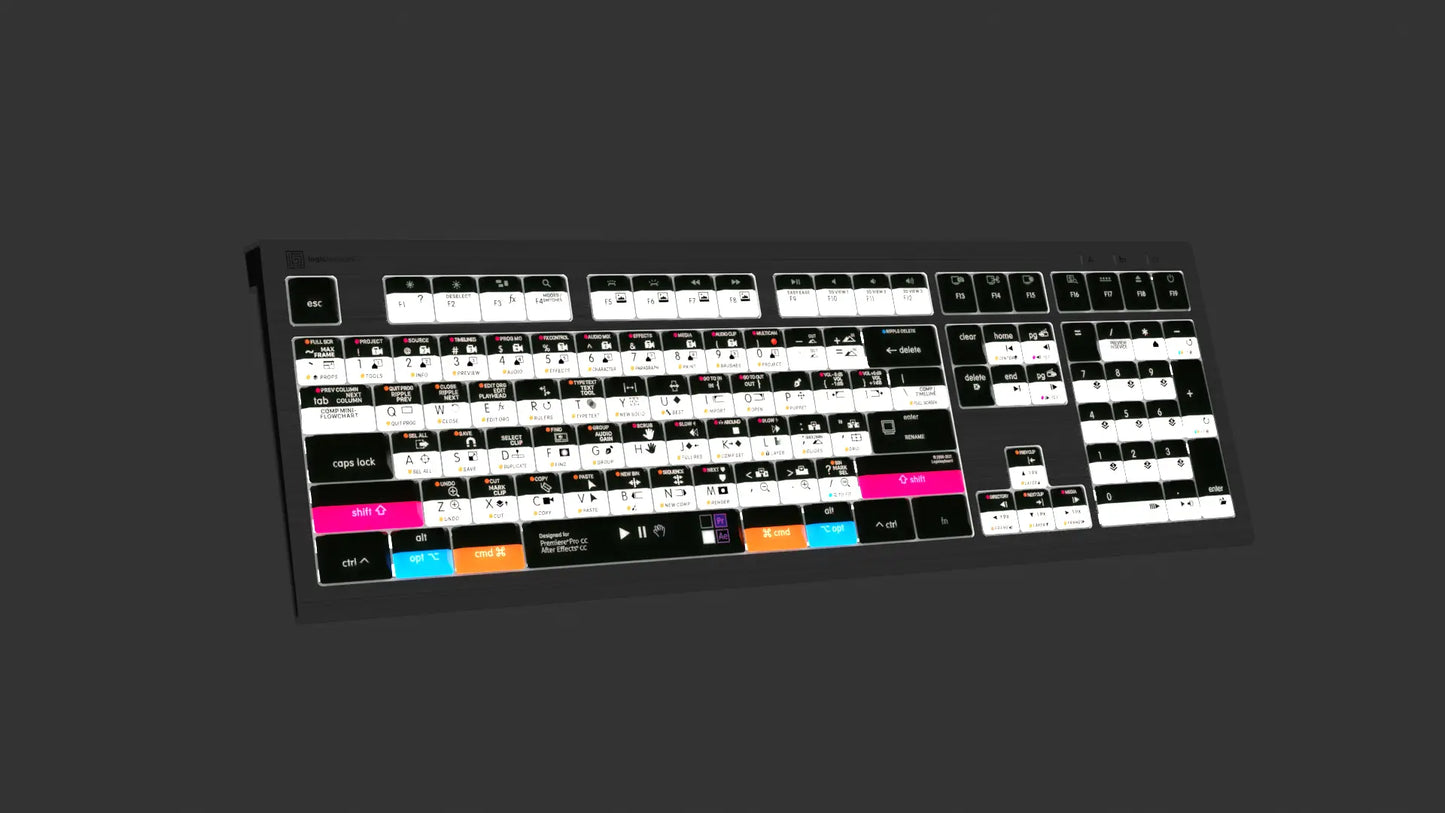 Premiere Pro & After Effects We call it Adobe Filmmaker ASTRA2 Backlit Keyboard – Mac