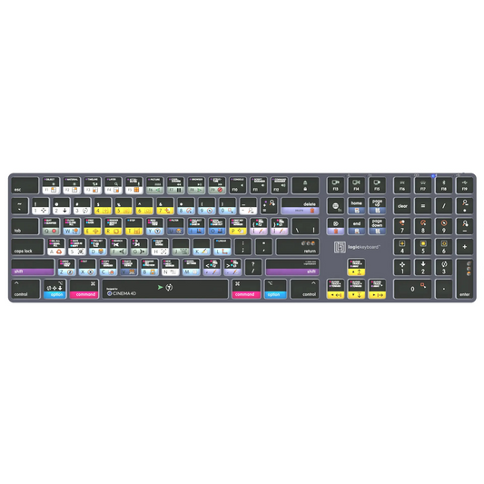 Cinema 4D TITAN Wireless Backlit Keyboard - Mac US English