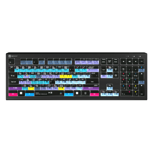 DaVinci Resolve ASTRA2 Backlit Keyboard – Windows - Two Horn