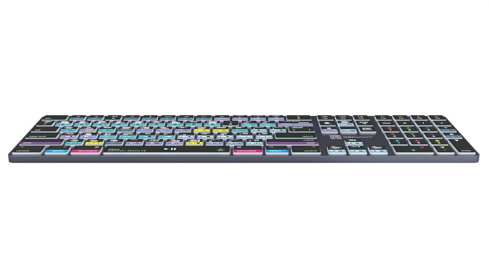 DaVinci Resolve TITAN Wireless Backlit Keyboard - Mac - Two Horn
