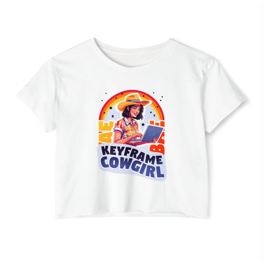 Keyframe Cowgirl Women's Festival Crop Top - Two Horn