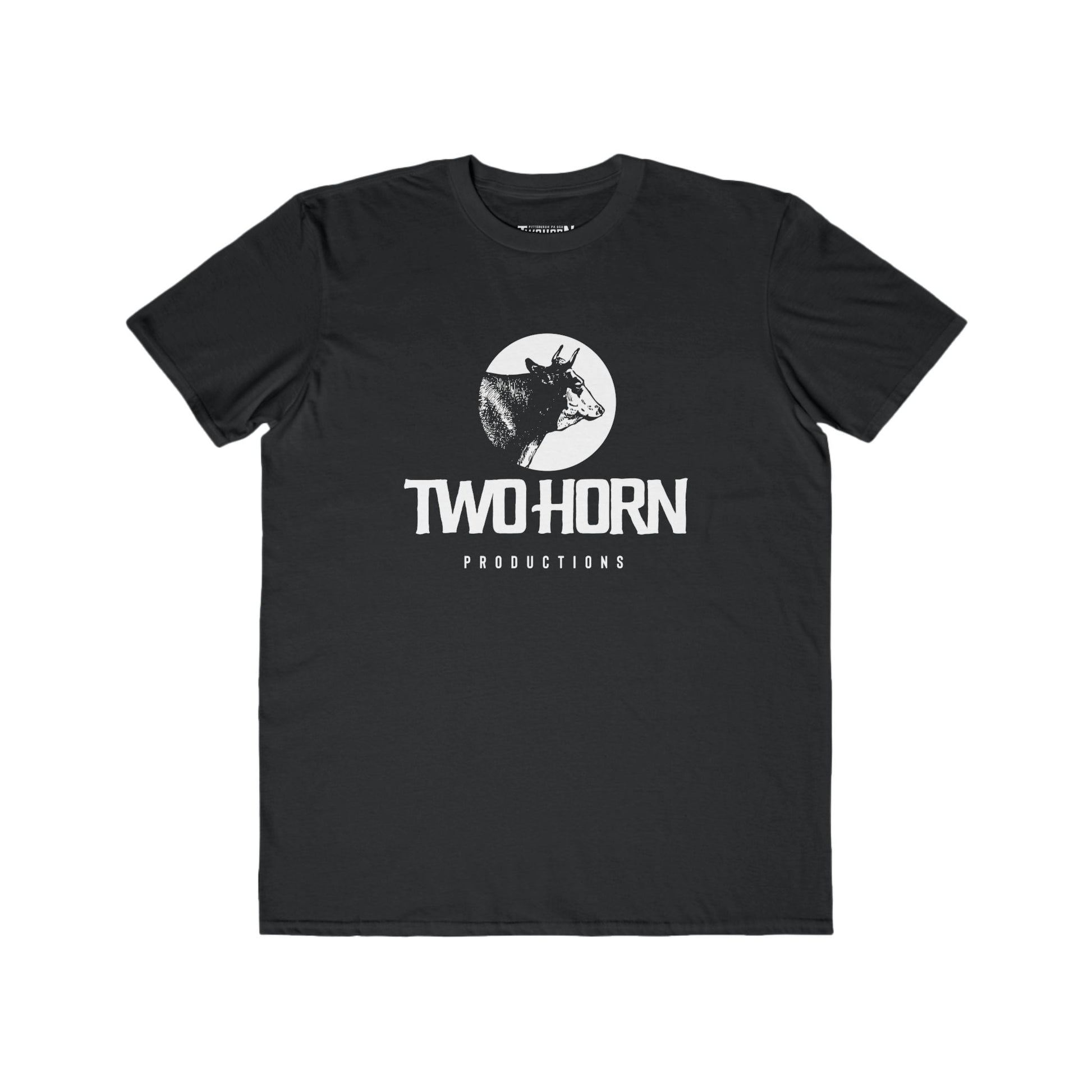 Men's Lightweight Fashion Tee - Two Horn Productions Graphic Shirt - Two Horn